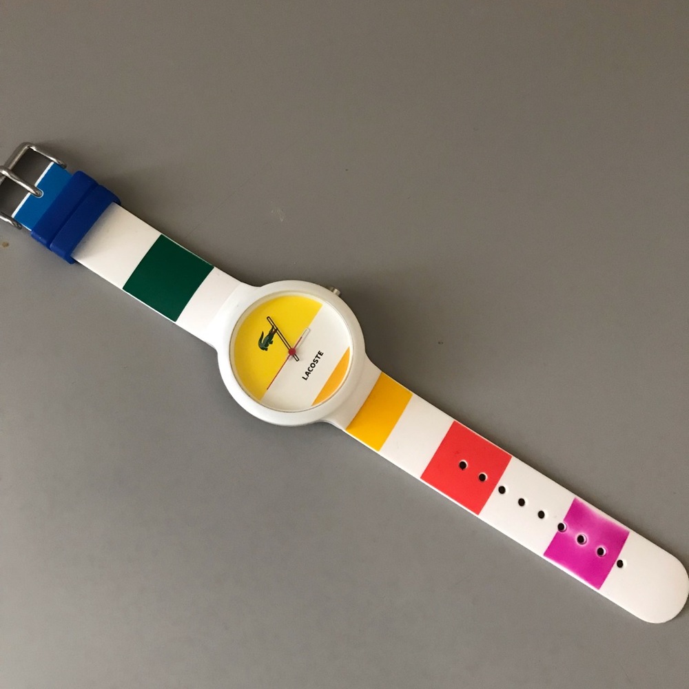 Lacoste watch silicone